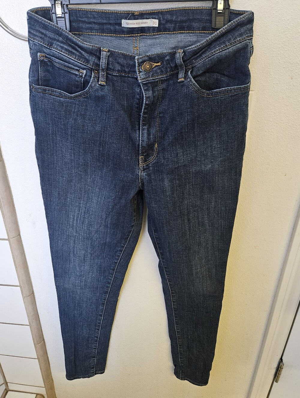 Womens Levis 721 High Rise Skinny